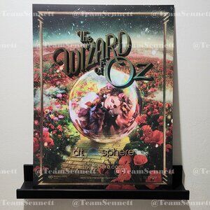 FOIL Wizard of Oz Sphere Poster / Dorothy Poppy Version / 18" x 24"